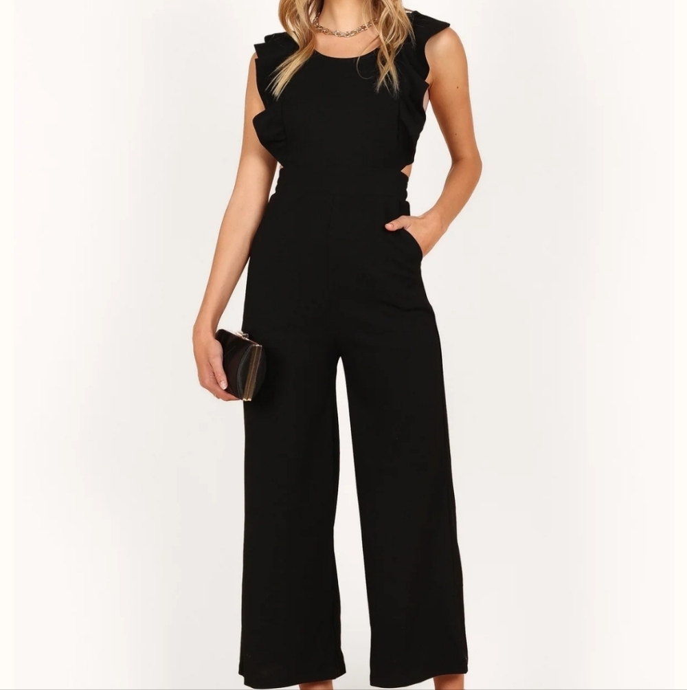 Petal & Pup Classic Black Jumpsuit